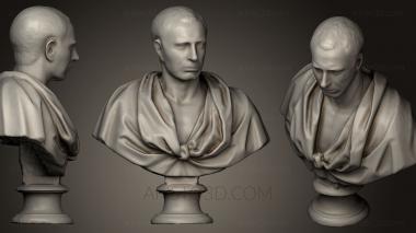Busts and heads antique and historical (BUSTA_0563) 3D model for CNC machine